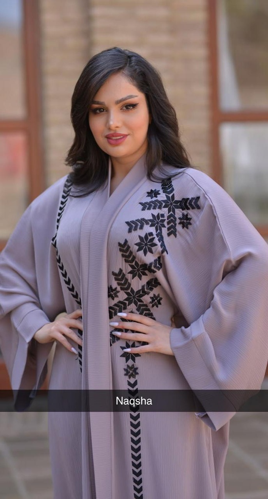 بشت تطريز اكسات نقشة