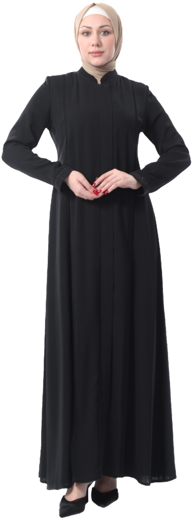 عباءة اسود فقسات قادري 15721