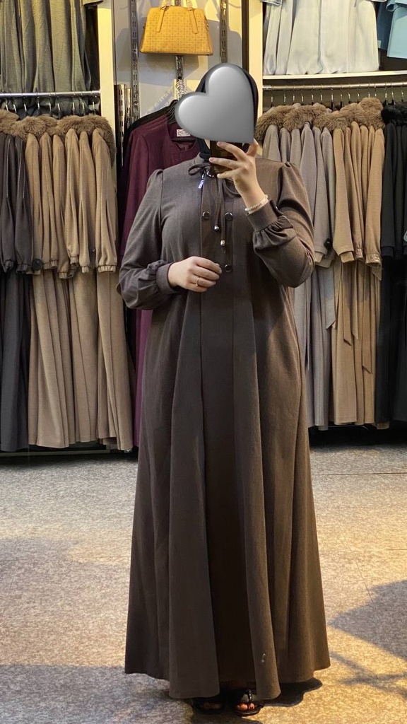 جبة فلو ازرار التاجي