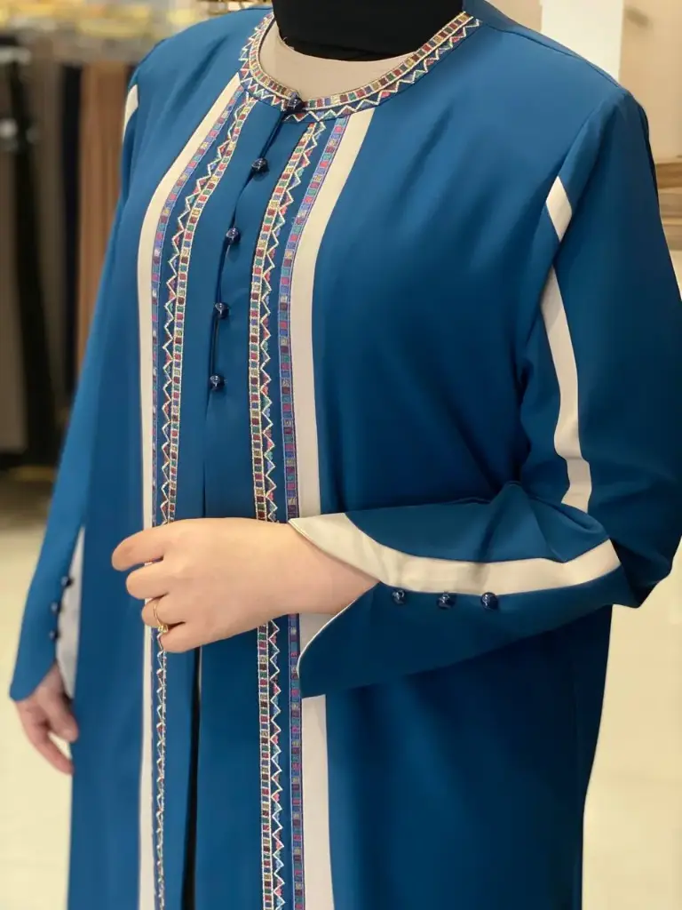 قادري برادا مطرز 16379 (ازرق, 42)