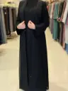 عباءة قطعتين مطرز قادري 16522