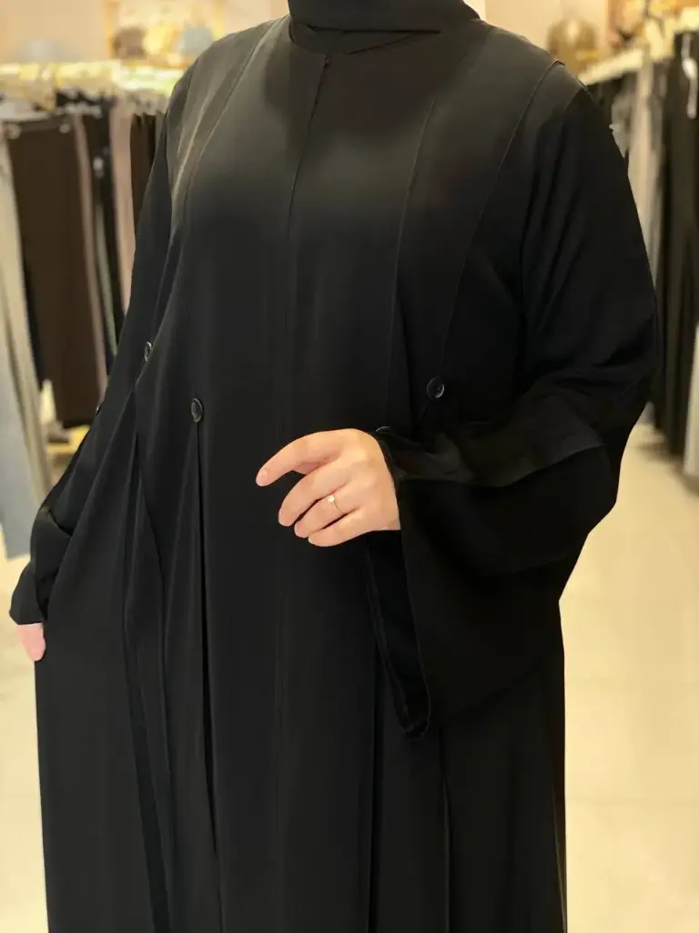 عباءة فانو دكم كلوش بنسات