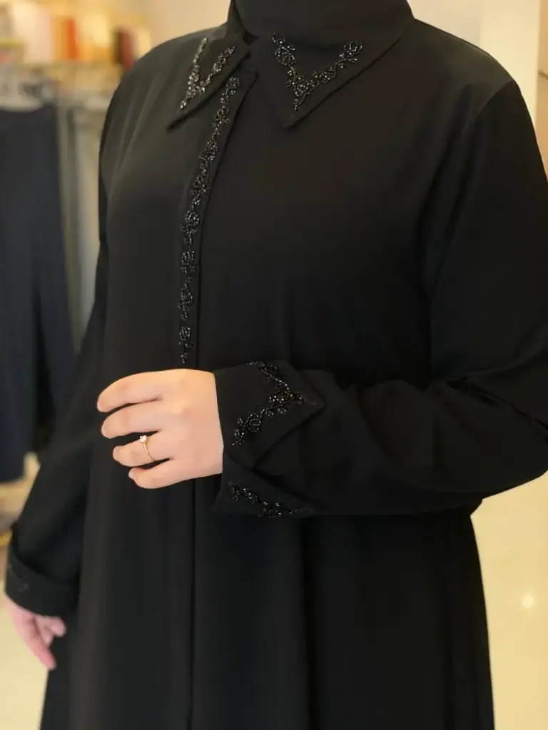 عباءة سندي ياخة ستراس