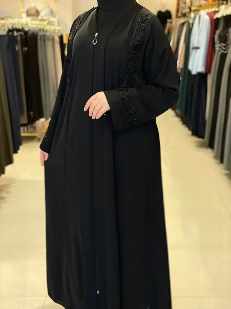 عباءة سندي شك مع تطريز