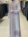 قفطان قطعتين مطرز قادري 15058