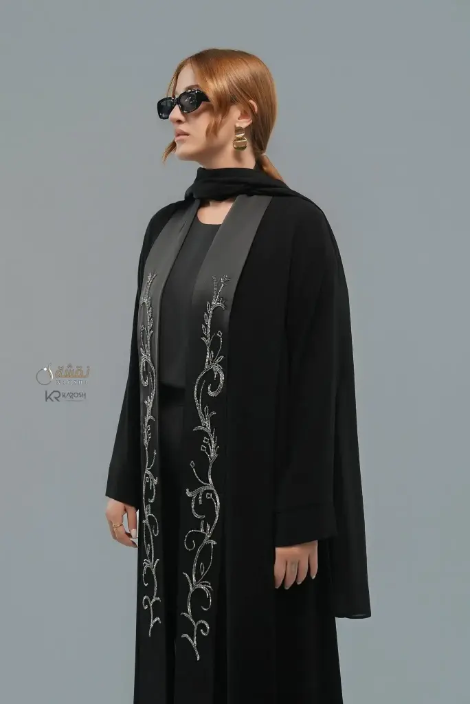 عباية نقشة مسطرة ستن 479 (فضي, s)