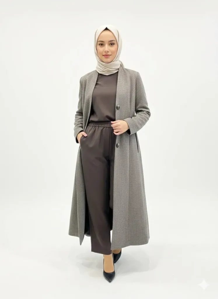 طقم قادري 3  قطع كاروهات 17336 (نيلي, 42)