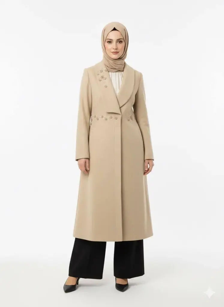 جاكيت قادري تطريز ورد 17333