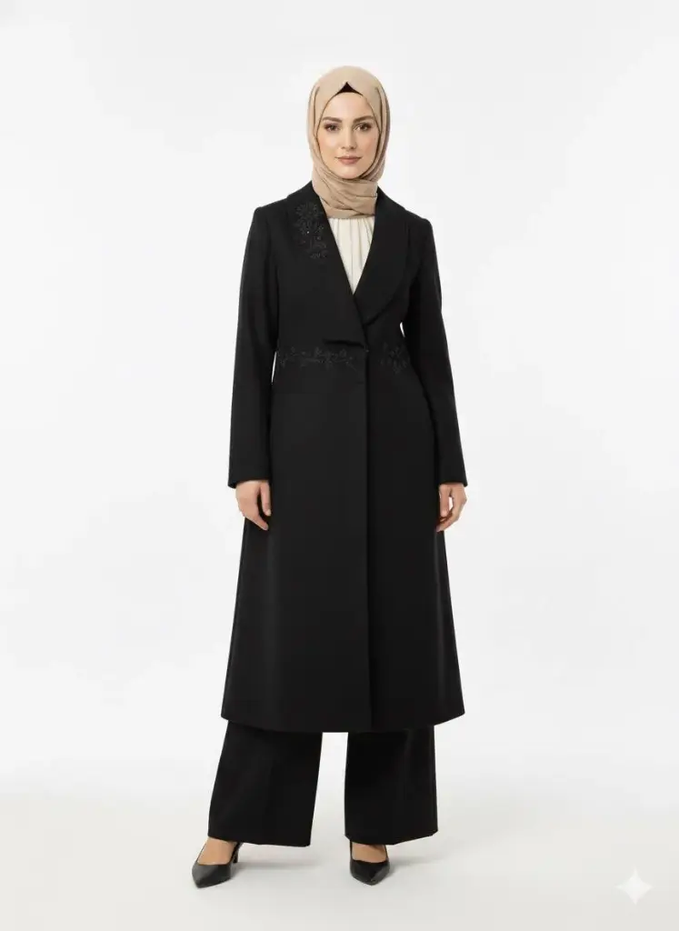 جاكيت قادري تطريز ورد 17333