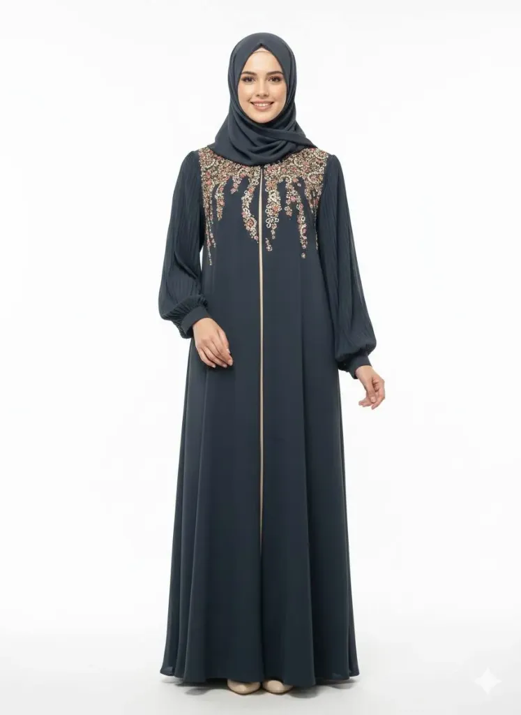 عباءة ست البنات قطعتين 747