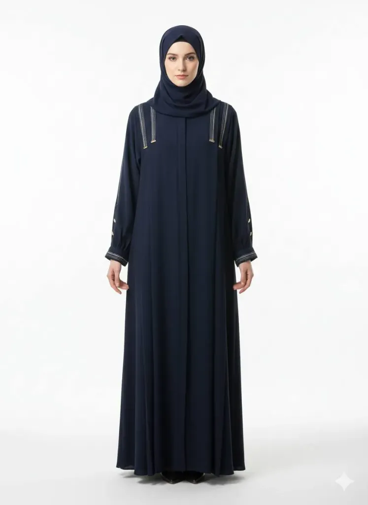 عباءة ست البنات 759 (نيلي, 44)