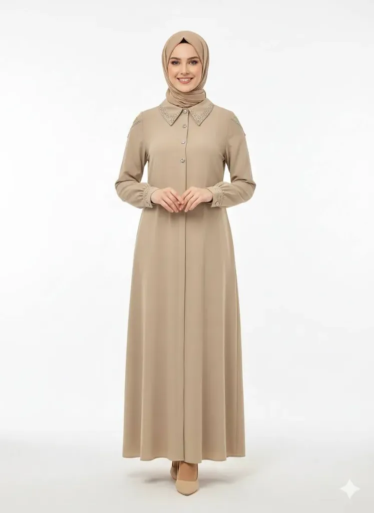 عباءة ست البنات 758 (صحراوي, 40)