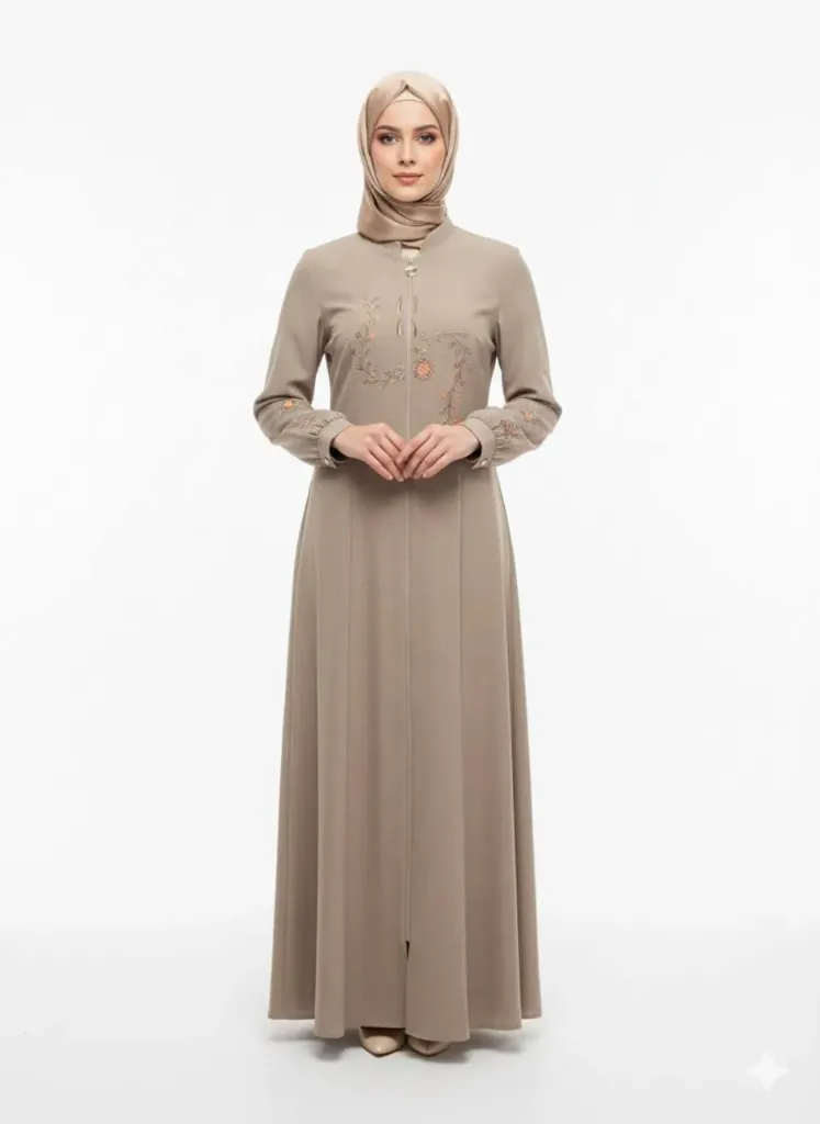 جبة قادري مطرزة مع كلفة 17610 (بيجي, 42)