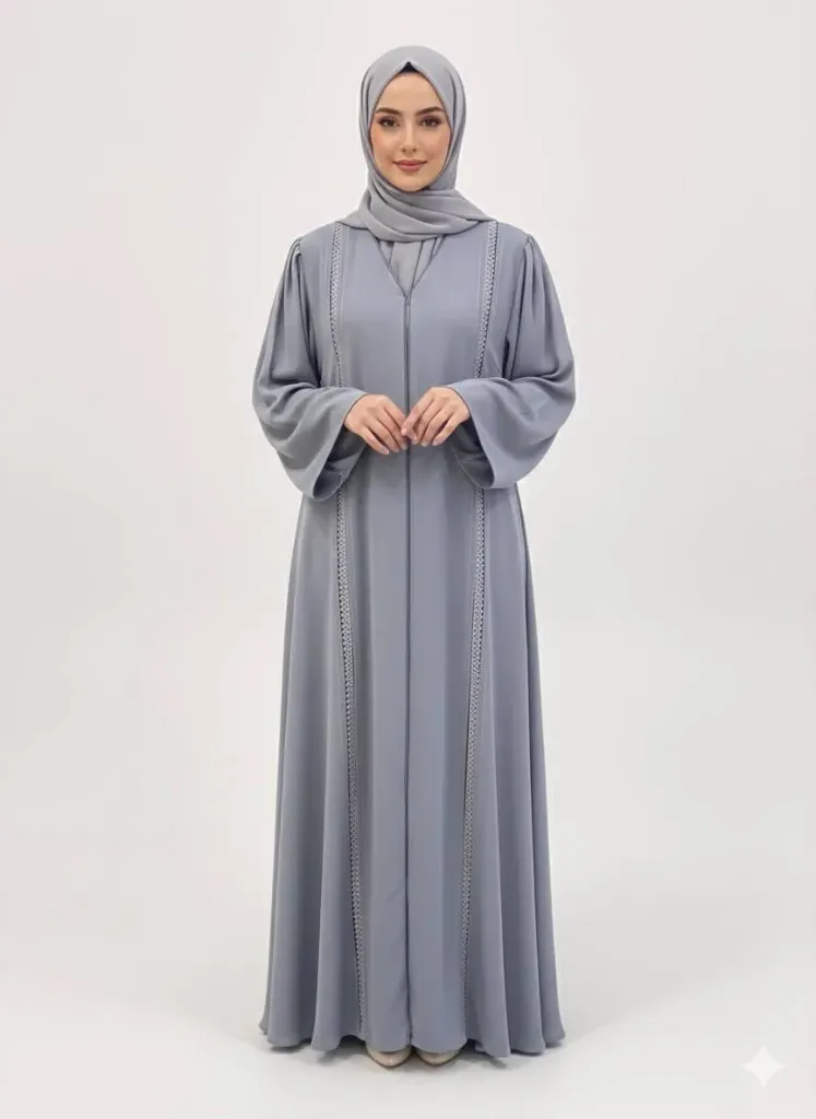عباءة اماراتية 5006 (رصاصي, 54)