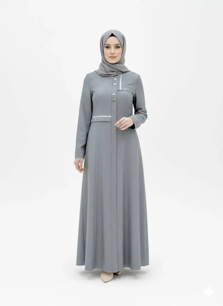 جبة قادري 17535 (رصاصي, 42)