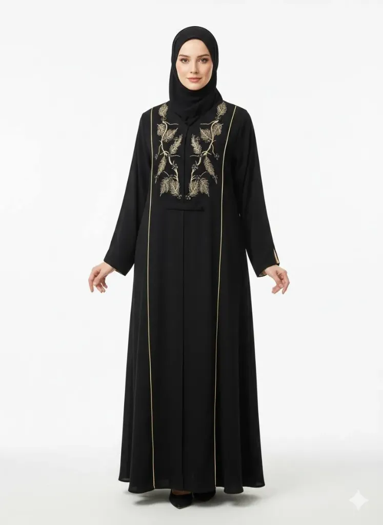 عباءة قادري اسود 17508 (بيجي, 42)