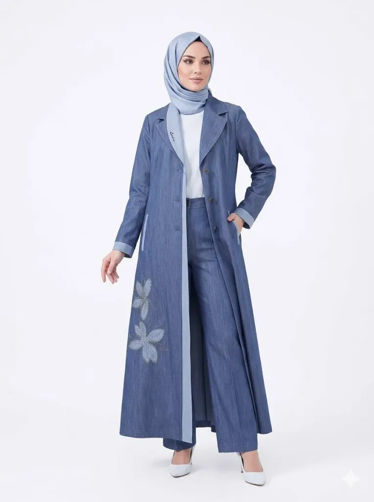 جبة قادري تينسل قطعتين 17594