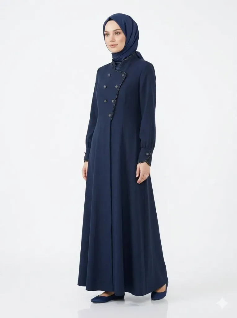 جبة قادري شك ستراس 17711 (نيلي, 42)