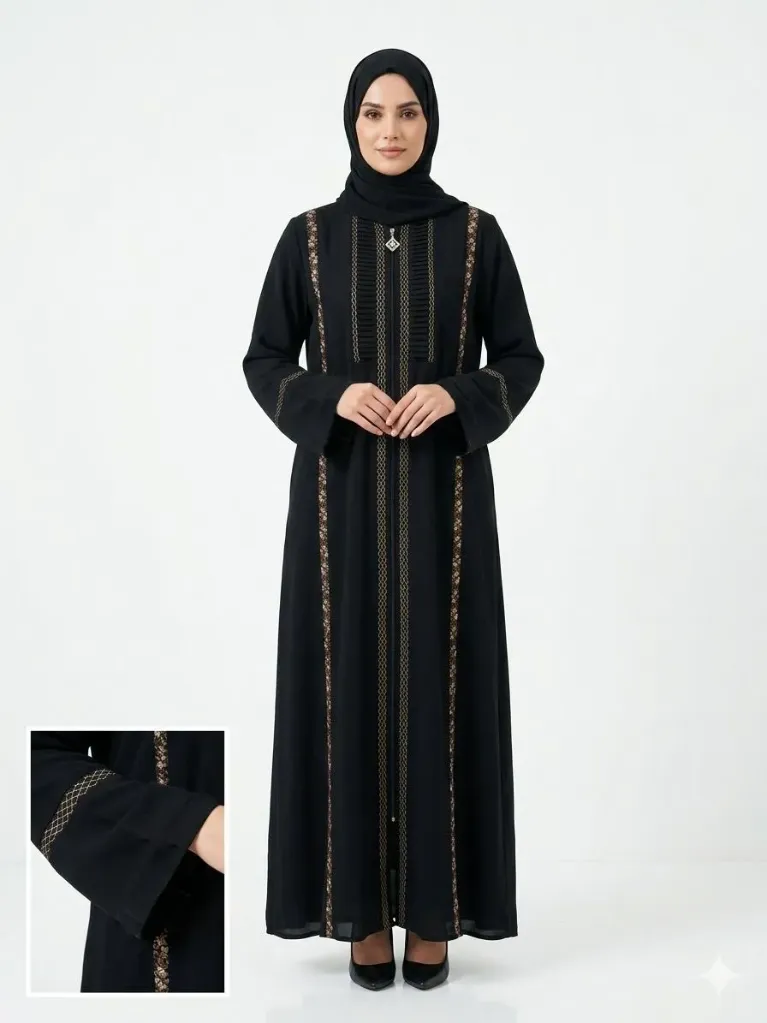 عباءة قادري اسود 17727