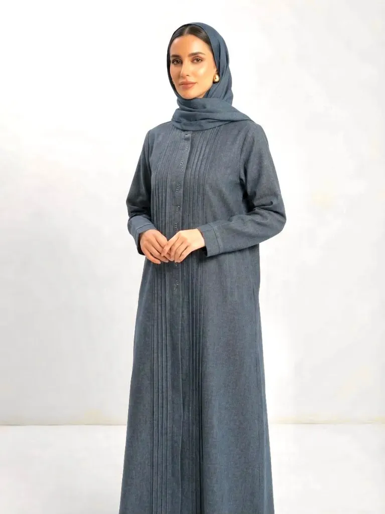 جبة قادري بليسيه تينسل 0000-18278 (رصاصي, 44)