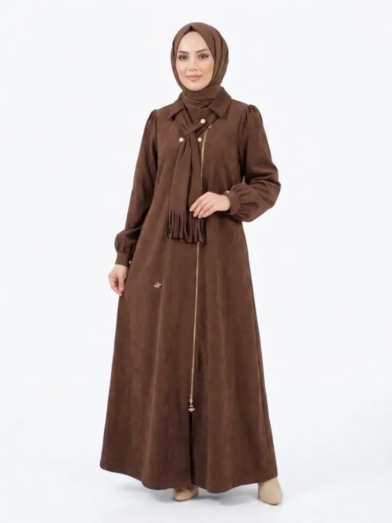 عباءة جي ايلا قبة جاكيت