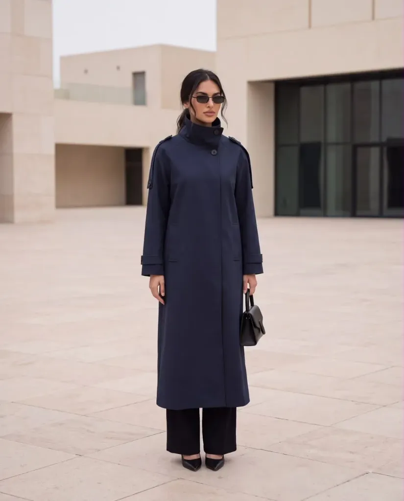 ترانشكوت نقشة ياخة لف طويل 613