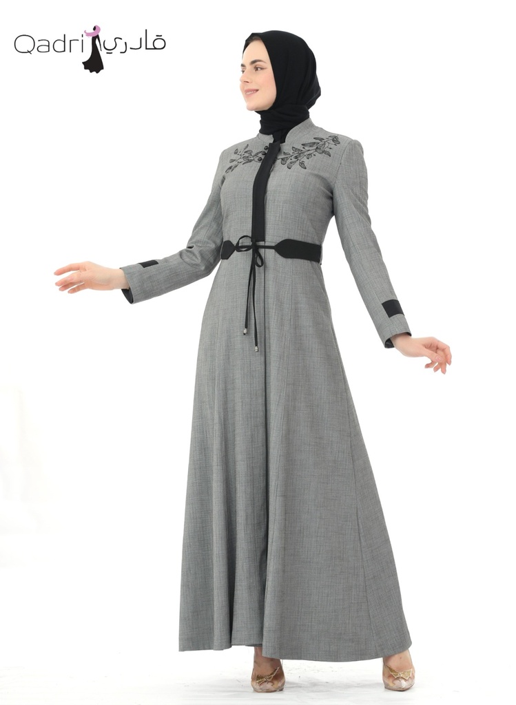 جبة قادري مطرز ميلانج 15164 (اخضر, 40)