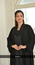 عباءة نقشة مسطرة شك 3\4