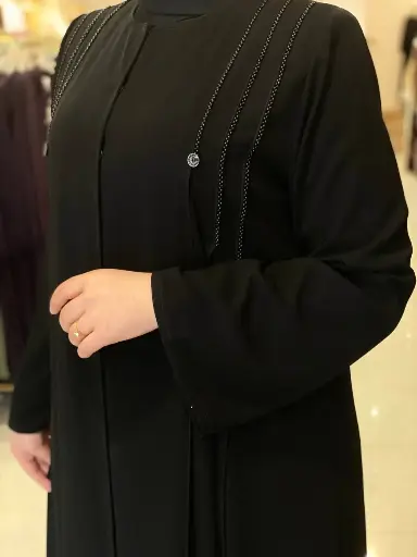 عباءة قادري اسود 16354