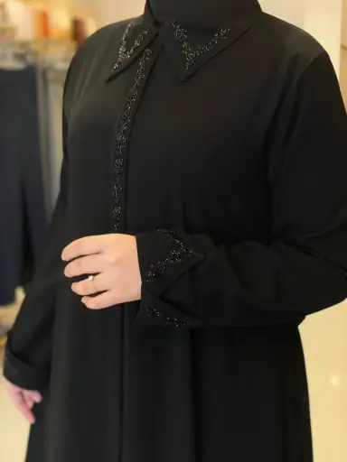 عباءة سندي ياخة ستراس
