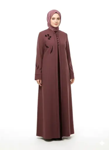 جبة قادري مطرز قطعتين 17325