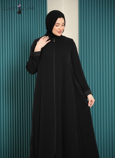 عباءة مع ستراس 15402